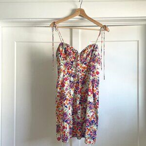 Floral Mini Dress - Size Small
